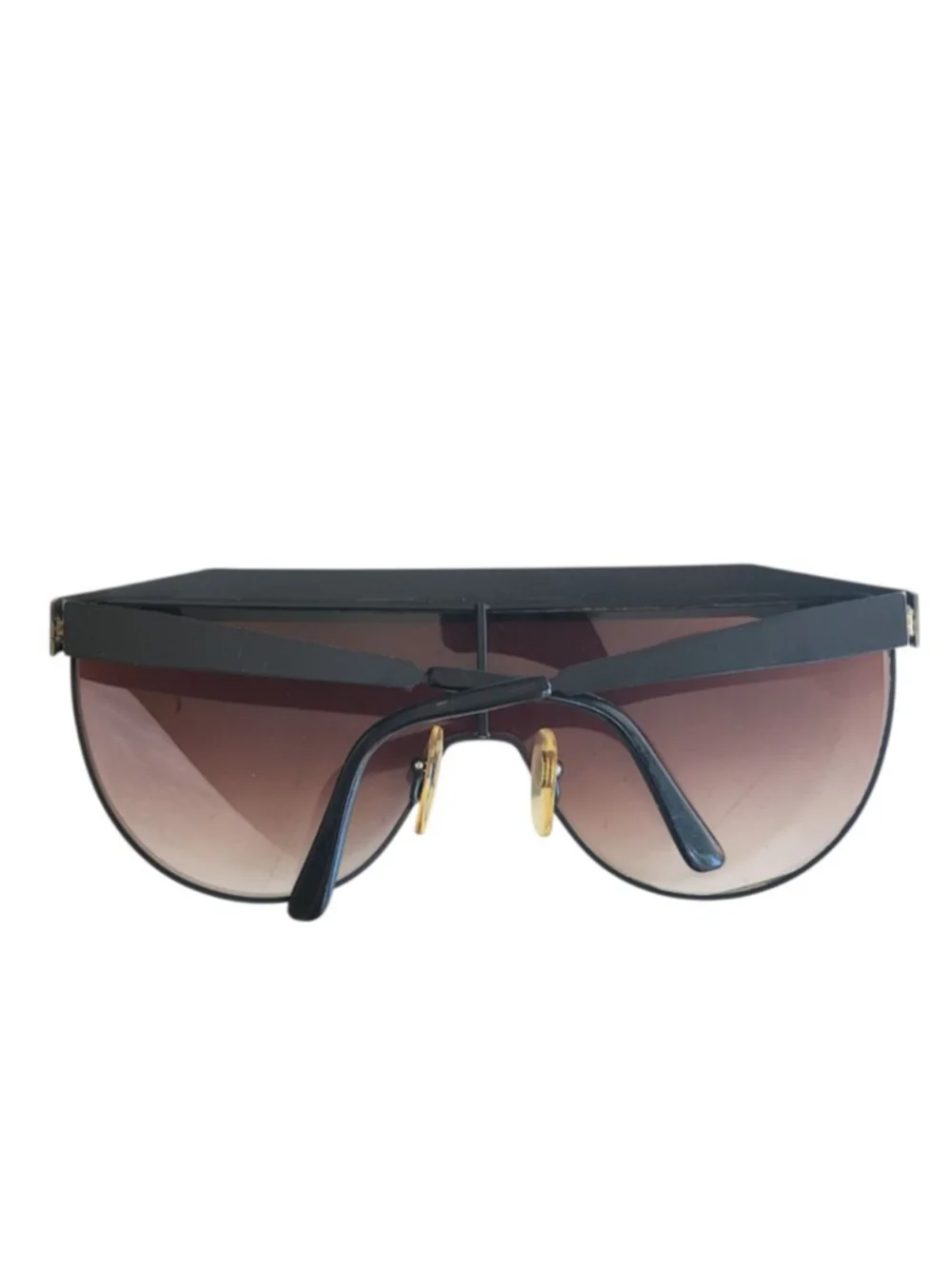 MAGA‎ DESIGN 3020 Handmade Gold Coated Full Shield 1980s Vintage Sunglasses #21